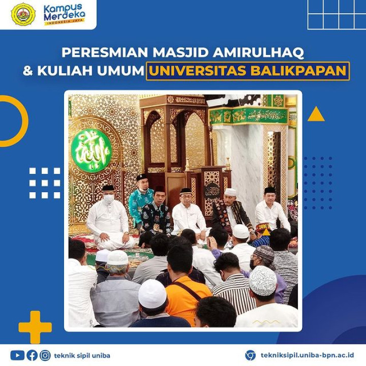 peresmian Masjid Amirulhaq Dan Kuliah Umum Universitas Balikpapan